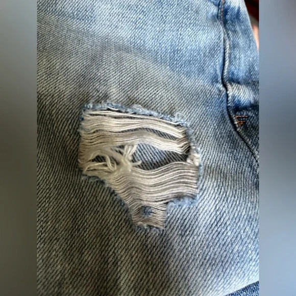 FRAME denim le original skinny in distressed POMDALE size 25 NWT